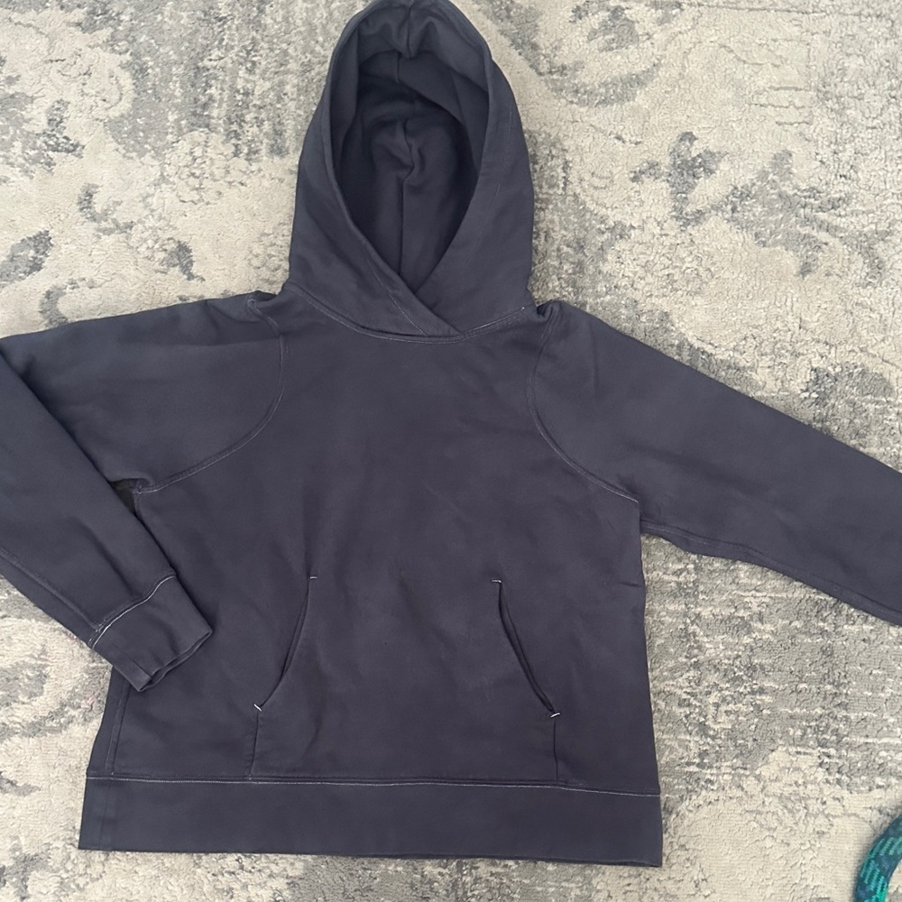 lululemon athletica Navy Hooded Pullover Sweatshirt
